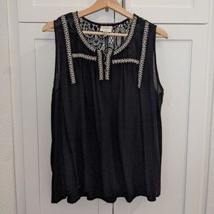 Knox Rose Target Knit Top Blouse Plus Size XXL